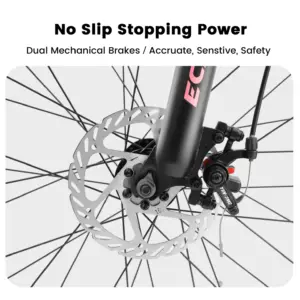 Alternative view of 26 in. Gray Fat Tires Mountain Bike, 21-Speed