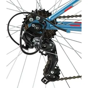 Alternative view of 26 Inch Fat Tire Mountain Bike with Dual Disc Brakes, 4 Inch Non-Slip Wide Tires with 21 Speed, High Carbon Steel Frame, Mountain Bicycle for Men and Women, Front Suspension, Gray