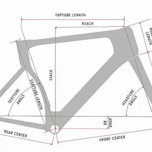 Alternative view of 3T Strada Italia Frameset