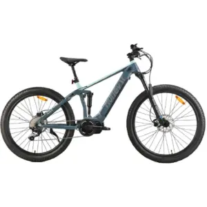 Alternative view of Hurley Bikes Riptide 19-inch Dual Suspension E-Mountain Bike, GreenHurley Bikes Riptide 19-inch Dual Suspension E-Mountain Bike, Green