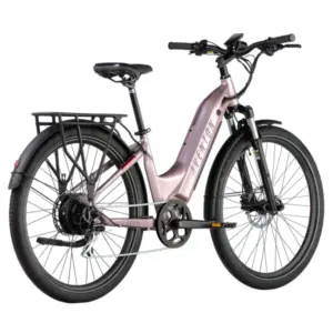 Aventon Level V2 Step-Thru Electric Bike – Pink