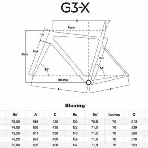 Alternative view of Colnago G3-X GRX 812 1x11spd Gravel Bike