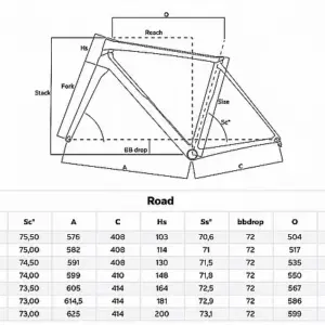 Alternative view of Colnago C68 Rim Brake LTD Frameset