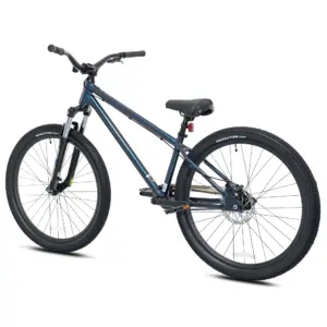 Ozark Trail Dirt Jump Bike, 26" Wheels, Fits Teen & Adult Riders 5'2"-5'10", Blue, Teen & Adult, Unisex